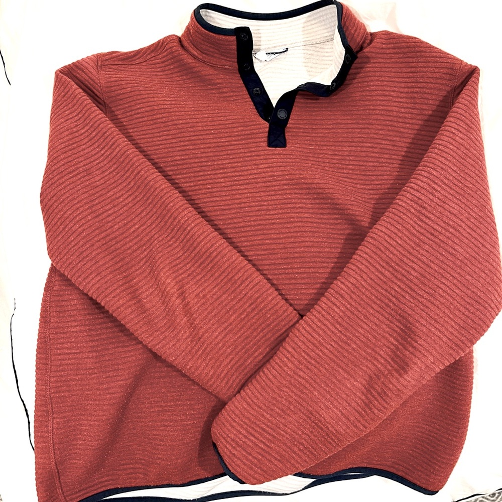 Southern Tide men’s XL reversible cable sweatshirt